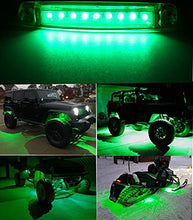 Load image into Gallery viewer, JAIZAIWJ 10Pcs Car Led Lights Waterproof Led Rock Light 12V/24V Car Underglow Lights for Cars Trucks Golf Cart Boat UTV ATV Camper Jeep Offroad(Green)
