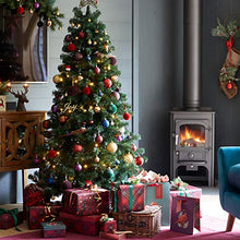 Load image into Gallery viewer, ROSELEAF 6ft Artificial Christmas Tree, Unlit Hinged Green Pine Xmas Tree 800 Branch Tips with Sturdy Stand and Storage Bag for Home Office Holiday Festival Party Decor
