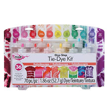 Load image into Gallery viewer, Tulip One-Step Tie-Dye Kit Kaleidoscope, 12 Colors Tie Dye
