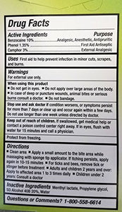 StingEze MAX Bug Bite Relief, Maximum Itch Relief from Bug Bites and Stings, Stops Pain, Relieves Itching, Reduces Infection - 0.5 oz Travel Pen Dauber