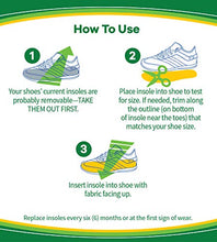 Load image into Gallery viewer, Dr. Scholl's FITNESS WALKING Insoles/Reduce Stress and Strain on your Lower Body while you Walk and Reduce Muscle Soreness (for Men's 8-14, also available for Women's 6-10) 1 Pair

