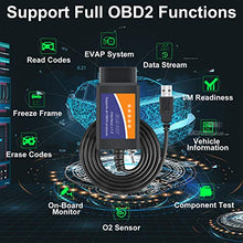Load image into Gallery viewer, FORScan ELM327 OBD2 USB Adapter for Windows, Diagnostic Coding Tool with MS-CAN/HS-CAN Switch for Ford Lincoln Mazda Mercury Series Vehicles
