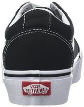 Load image into Gallery viewer, Vans Women's Ward Platform Low-Top Sneakers, Black ((Canvas) Black/White 187), 7.5
