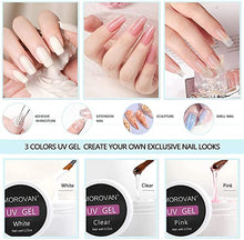 Load image into Gallery viewer, Morovan Acrylic Nail kit Acrylic Powder and Liquid Set With Glitter Acrylic Nail Brush Nail Tips Acrylic Nail Supplies for Acrylic Nails Extension Starter Kit
