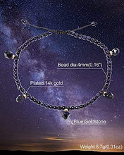 Load image into Gallery viewer, XHUUU Blue Sandstone Anklet Bracelet For Womens Beach Foot Yoga Meditation Bracelets Shining Beach Foot Jewelry for women Anklet

