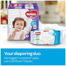 Load image into Gallery viewer, HUGGIES One &amp; Done Scented Baby Wipes, Hypoallergenic, 3 Refill Packs, 648 Count Total
