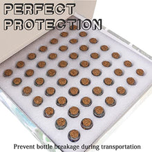 Load image into Gallery viewer, Consine A Set of 49 Different Crystal Gemstones in Glass Bottles, Chip Crystal Natural Reiki Healing Tumbled Stones Random Stuff Witchcraft Crystals for Meditation Therapy
