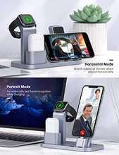 Load image into Gallery viewer, Conido Charging Station for Apple Products, 3 in 1 Charging Dock for Apple Watch SE 6 5 4 3 2 1, Charging Stand for AirPods 1 2 iPhone SE New 11 Pro Max XR XS Max X 8 Plus 7 Plus 6S Plus 5 5S SE 5C
