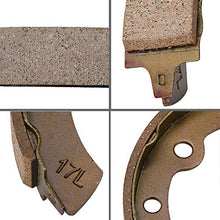 Load image into Gallery viewer, 10L0L Golf Cart Brake Shoes, Replacement Brake Pads for Club Car DS&amp;Carryall(Manual Adjust) 1981-1994, E-Z GO G&amp;E 1982-1986, for Yamaha G1 1979-1981, Columbia Par Car G&amp;E 1986-2017
