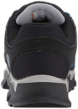 Load image into Gallery viewer, Timberland PRO Men's Powertrain Sport Alloy Safety Toe Electrical Hazard Athletic Work Shoe, Black Ripstop Nylon with Blue, 11.5 Wide
