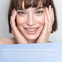 Load image into Gallery viewer, M3 Naturals Anti-Aging Eye Cream for Dark Circles and Puffiness with Collagen, Hyaluronic Acid &amp; Fruit Stem Cell - Fight Eye Bags, Fine Lines, Puffiness, Under Eye &amp; Wrinkles for Men &amp; Women 1.7 oz
