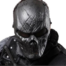 Load image into Gallery viewer, Tactical Mask Skull Full Face with Metal Mesh Eye Protection-Airsoft/BB Gun/CS Game-Zombie Masks Heads Scary for Cosplay Party Halloween Tricky Man&amp;Women
