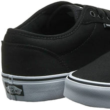 Load image into Gallery viewer, Vans Men's Atwood Canvas' Low-Top Sneakers, Black/White, 9.5

