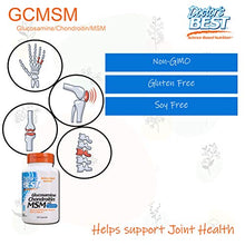 Load image into Gallery viewer, Doctor&#39;s Best Glucosamine Chondroitin Msm with optimsm, Supports Healthy Joint Structure, Function &amp; Comfort, Non-GMO, Gluten Free, Soy Free, 360 caps
