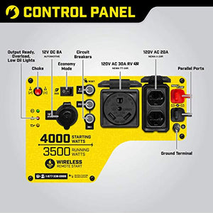 Champion Power Equipment 100573 4000-Watt DH Series Open Frame Inverter, Wireless Remote Start