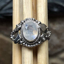 Load image into Gallery viewer, Natural Moonstone 925 Solid Sterling Silver Engagement Ring Size 6, 7.75, 8
