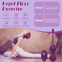Load image into Gallery viewer, Kegel Balls for Women with Remote Control, Doctor Recommended Kegal Balls Pelvic Floor Strengthening Device Women and Kegel Exercises Products, CKSOHOT Kegel Exercise Weights for Beginners &amp; Advanced
