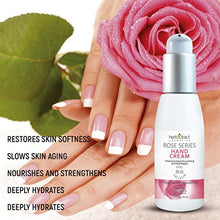 Load image into Gallery viewer, Hand Cream with Collagen, Essential Rose Oil, Keratin and Vitamin E - Anti-aging Lotion for Dry Aging Hands. For Silky Smooth Hands Skin Moisturizer by HerbXtract, 3.4 Fluid Ounces
