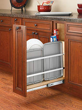 Load image into Gallery viewer, Rev-A-Shelf - 447-BCSC-8C - 8 in. Pull-Out Wood Foil Wrap/Tray Divider Cabinet Organizer with Soft-Close Slides
