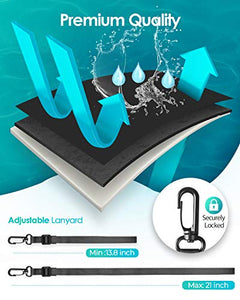 Universal Waterproof Case,Hiearcool Waterproof Phone Pouch Compatible for iPhone 13 12 11 Pro Max XS Max Samsung Galaxy s10 Google Up to 7.0", IPX8 Cellphone Dry Bag for Vacation-2 Pack