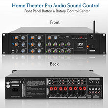 Load image into Gallery viewer, 8-Channel Wireless Bluetooth Power Amplifier - 4000W Rack Mount Multi Zone Sound Mixer Audio Home Stereo Receiver Box System w/ RCA, USB, AUX - For Speaker, PA, Theater, Studio/Stage - Pyle PT8050CH
