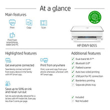 Load image into Gallery viewer, HP ENVY 6055 Wireless All-in-One Printer, Mobile Print, Scan &amp; Copy, Works with Alexa (5SE16A)
