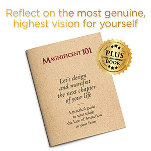 Magnificent101 Vision Board Kit - Create a Board of Your Ambitions with +60 Vision Board Supplies. Use The Power of Intention and Visualization to Achieve Your Dreams