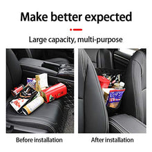 Load image into Gallery viewer, ANLEM Car Purse Holder Durable Leather Seat Back Organizer Car Handbag Holder Between Seat Car Organizer Front Seat Storage Barrier of Backseat Pet Kids Driver Storage Netting Pouch Seat Back Bag

