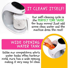 Load image into Gallery viewer, Baby Food Maker | Baby Food Processor Blender Grinder Steamer | Cooks &amp; Blends Healthy Homemade Baby Food in Minutes | Self Cleans | Touch Screen Control | 6 Reusable Food Pouches

