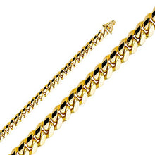 Load image into Gallery viewer, 14k REAL Yellow Gold Solid Men&#39;s 8mm Miami Cuban Curb Chain Bracelet - 8.5&quot;
