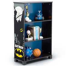 Load image into Gallery viewer, Delta Children Deluxe 3-Shelf Bookcase - Ideal for Books, Decor, Homeschooling &amp; More, DC Comics Batman
