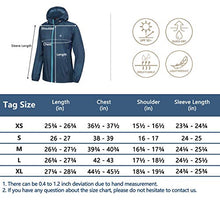 Load image into Gallery viewer, Little Donkey Andy Women&#39;s UPF 50 Protection Jacket Lightweight Packable Full Zip Hoodie for Running Cycling Walking, Navy Blue Large
