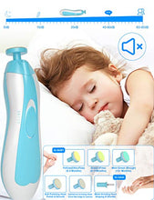 Load image into Gallery viewer, OTTOLIVES Baby Healthcare and Grooming Kit, 24 in 1 Baby Electric Nail Trimmer Set Newborn Nursery Health Care Set for Newborn Infant Toddlers Baby Boys Girls Kids Haircut Tools (0-3 Years+) (Blue)
