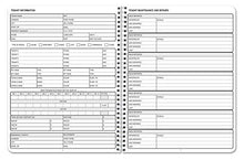 Load image into Gallery viewer, BookFactory Rental Property Record Book/Rental Property Log Book - Wire-O, 100 Pages, 8.5" x 11" (LOG-100-7CW(RentalProperty))
