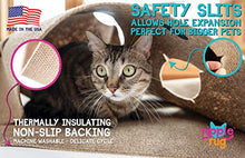 Load image into Gallery viewer, SnugglyCat The Ripple Rug - Made in USA - Cat Activity Play Mat - Insulated Base Keeps Kitty Warm - Fun Interactive Play - Training - Scratching - Bed Mat
