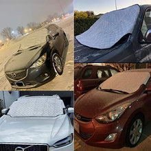 Load image into Gallery viewer, MATCC Car Windshield Snow Cover Frost Guard Winter Windshield Snow Ice Cover Magnetic Edges Car Snow Cover All Weather Fit Most Cars
