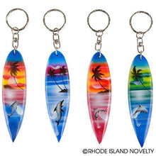 Load image into Gallery viewer, 4" WOODEN SURFBOARD KEYCHAIN
