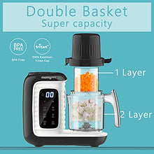 Load image into Gallery viewer, MOMYEASY Baby Food Maker, Baby Steam Cooker and Puree Blender, Multifunction Baby Food Processor Chopper Grinder, Baby Food Warmer Mills Machine with Bottle Warmer, Touch Control Panel&amp;Self Cleans
