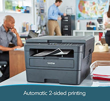 Load image into Gallery viewer, Brother Compact Monochrome Laser Printer, HLL2395DW, Flatbed Copy &amp; Scan, Wireless Printing, NFC, Cloud-Based Printing &amp; Scanning, Amazon Dash Replenishment Ready - BLACK
