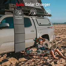 Load image into Gallery viewer, ROCKPALS SP003 100W Foldable Solar Panel for Jackery Explorer/Flashfish/BALDR/Goal Zero/Anker Portable Power Station Generator and USB Devices, Portable Solar Panel Charger with 3 USB Ports
