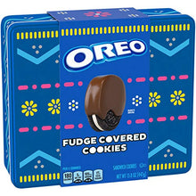 Load image into Gallery viewer, OREO Fudge Covered Chocolate Sandwich Cookies, Easter Cookies Gift Tin, 15.8 oz
