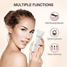 Load image into Gallery viewer, DONGINBI Red Ginseng Moisture &amp; Pure Cleansing Foam and Moisture &amp; Deep Cleansing Oil Gel, Moisturizing Face Cleanser bundle with Natural Ingredients, Removes Makeup, Korean Skin Care
