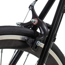 Load image into Gallery viewer, Hiland Road Hybrid Bike Urban City Commuter Bicycle for Youth Comfortable Bicycle 700C Wheels with 6 Speeds Black 58CM
