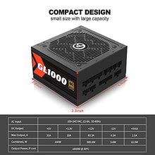 Load image into Gallery viewer, 1000W Power Supply 80 Plus Gold Certified Fully Modular PSU (ARESGAME, GL1000)
