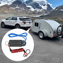 Load image into Gallery viewer, Trailer Breakaway Switch, Briidea 4ft Breakaway Coiled Cable with Electric Brake Switch for RV Towing Trailer
