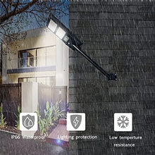 Load image into Gallery viewer, GLW 200W Solar Street Light with Motion Sensor Outdoor Lights 12000LM Dusk to Dawn for Garage,Yard,Parking Lot and More (2 Pack)

