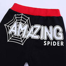 Load image into Gallery viewer, 2Piece Toddler Kids Baby Boys Casual Outfits Set,Long Sleeve Pullover Hoodie Sweatshirt Pants Clothing Suit (3pcs Black, 9-12 Months)
