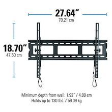 Load image into Gallery viewer, Sanus Low Profile Tilt TV Wall Mount For 37&quot; - 80&quot; LED, LCD &amp; Plasma Flat Screen TVs - MLT14-B1
