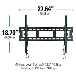 Sanus Low Profile Tilt TV Wall Mount For 37" - 80" LED, LCD & Plasma Flat Screen TVs - MLT14-B1