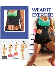 Load image into Gallery viewer, GAODI Women Waist Trainer Sauna Vest Slim Corset Neoprene Cincher Tank Top Weight Loss Body Shaper (M, Black)
